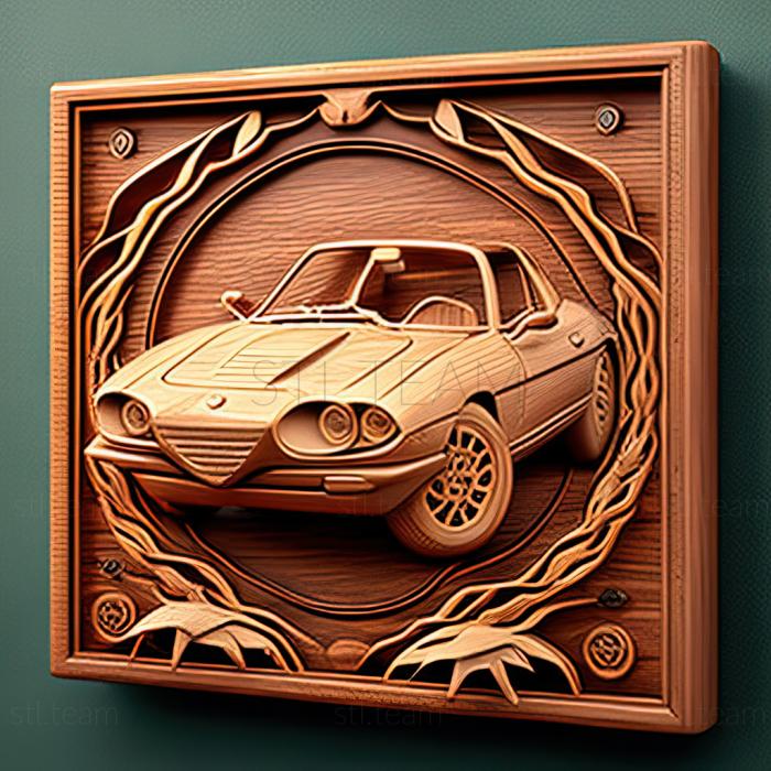 3D model Alfa Romeo Spider (STL)